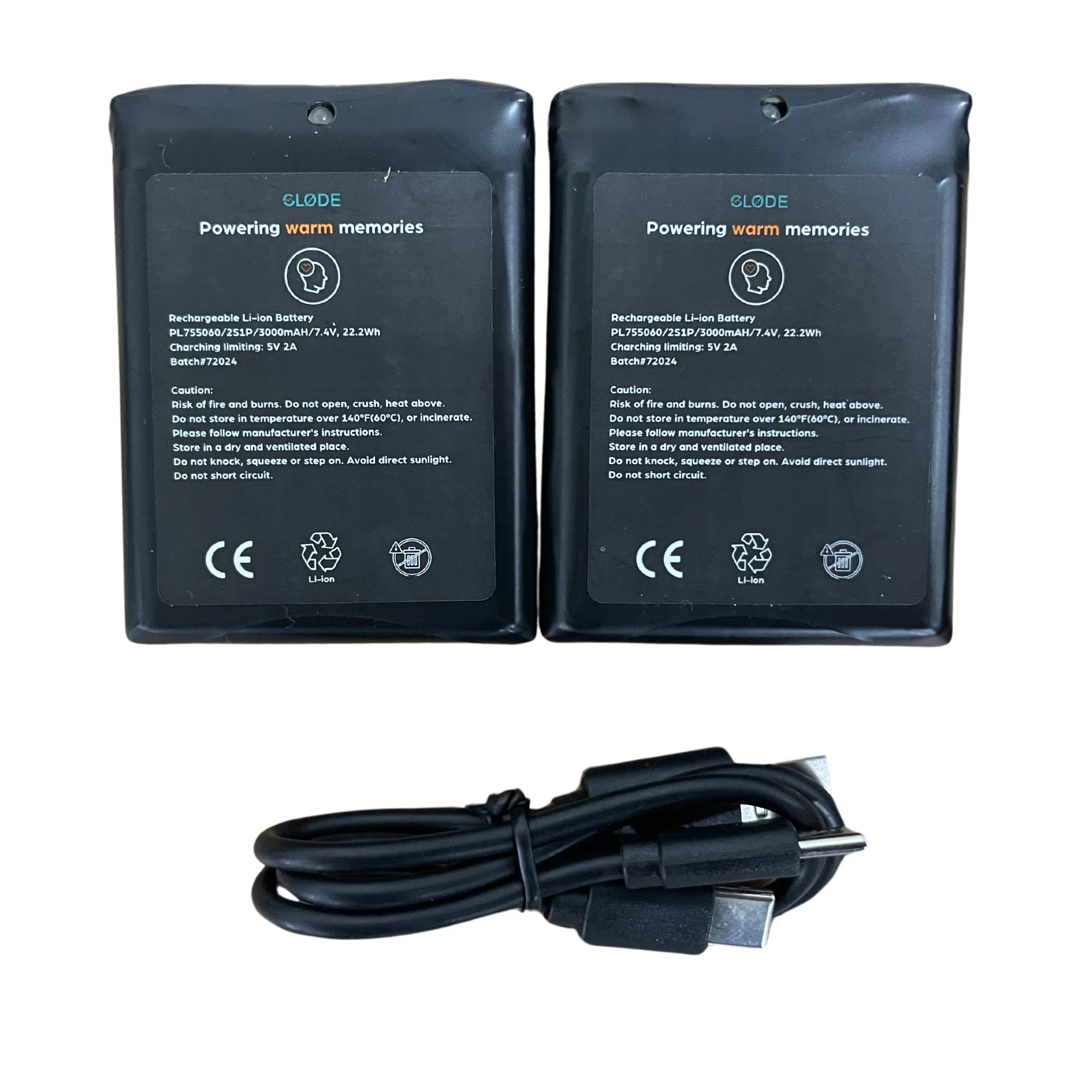 Øven Elektrisch Verwarmde Handschoenen Zwart Unisex