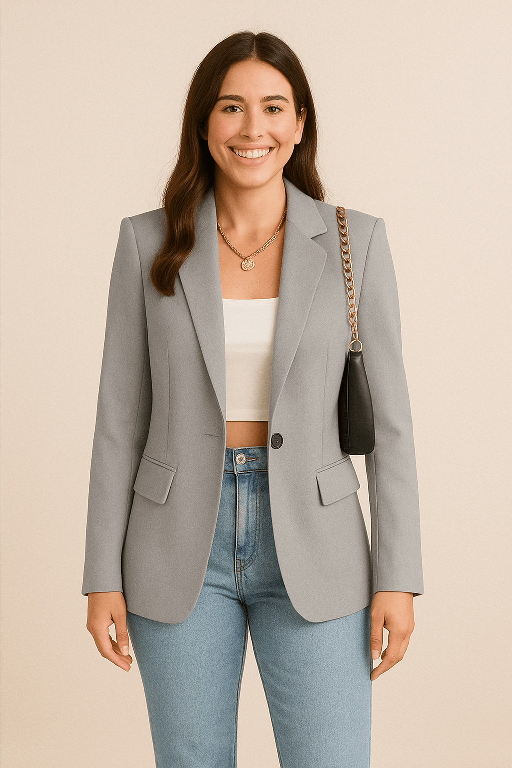 Damesmode Blazer – Tailored Streetwear Chic Jacket