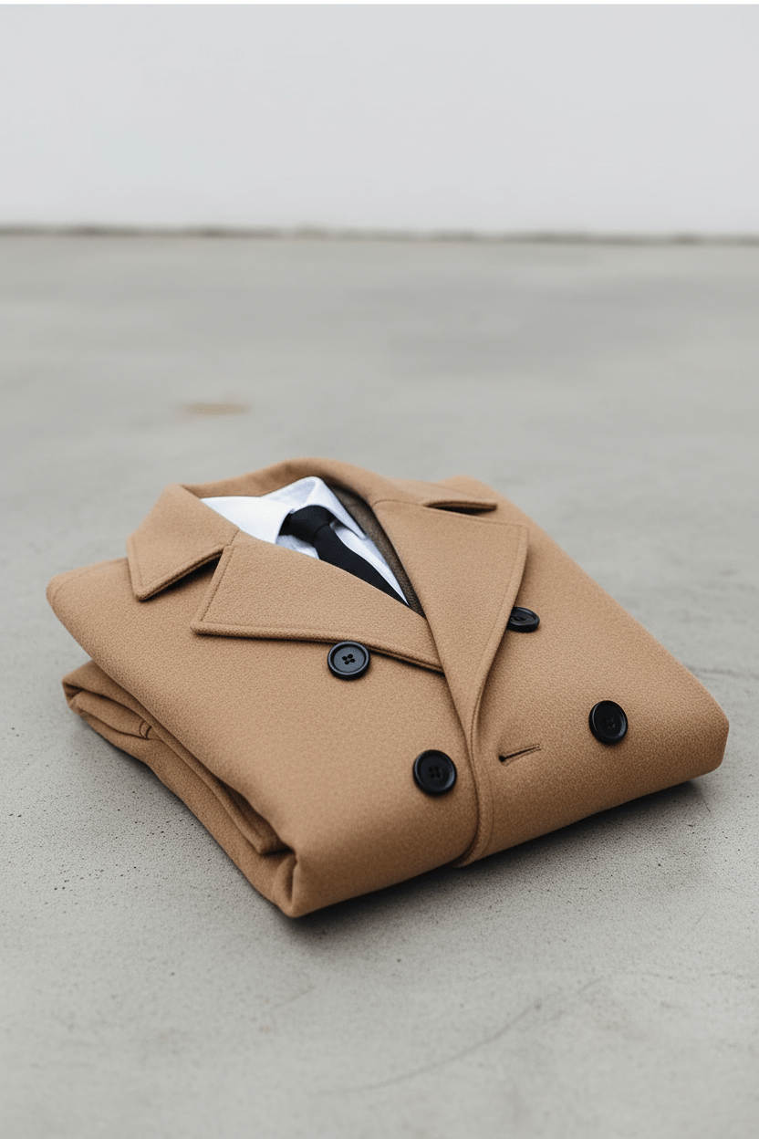 Wendbarer Herren-Trenchcoat | Taillierter Schnitt und raffiniertes Design