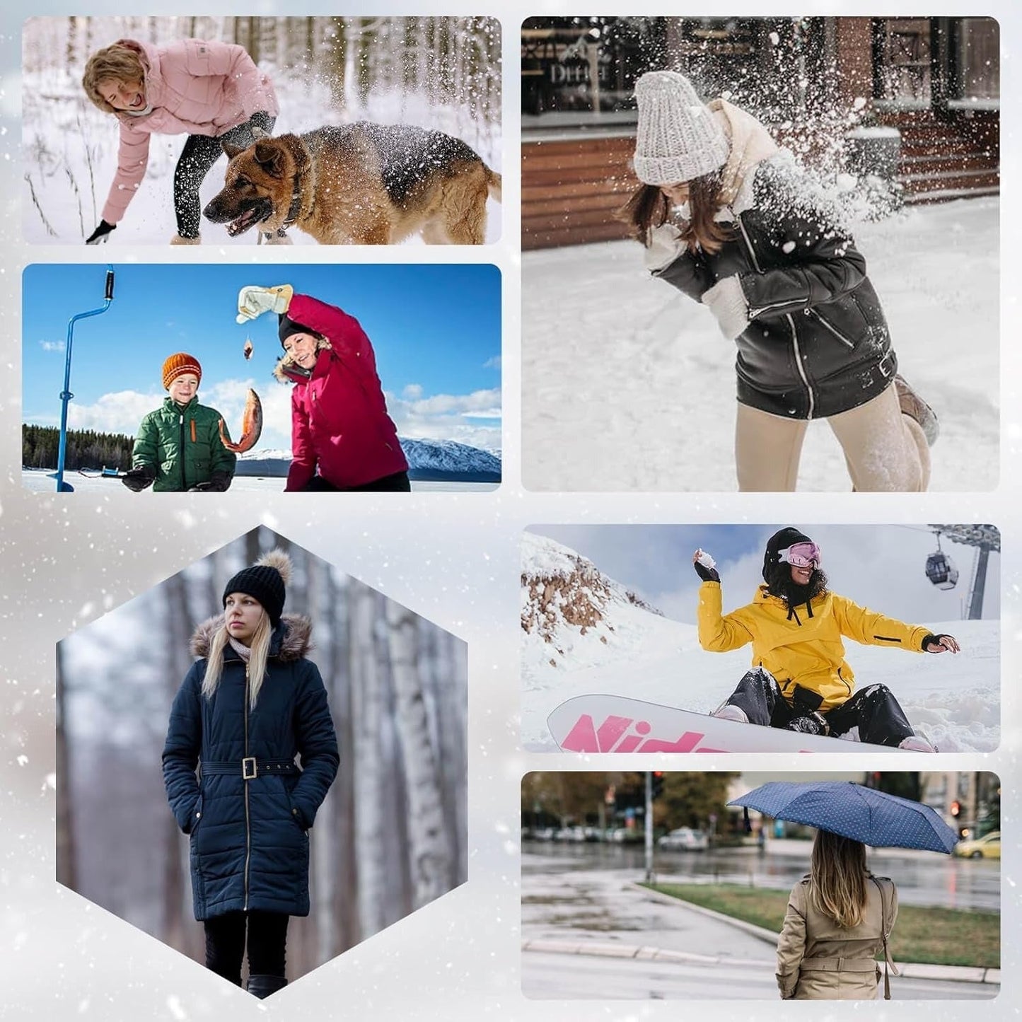 Waterdichte Winter Sneeuwschoenen voor Dames - Comfortabel en Warm