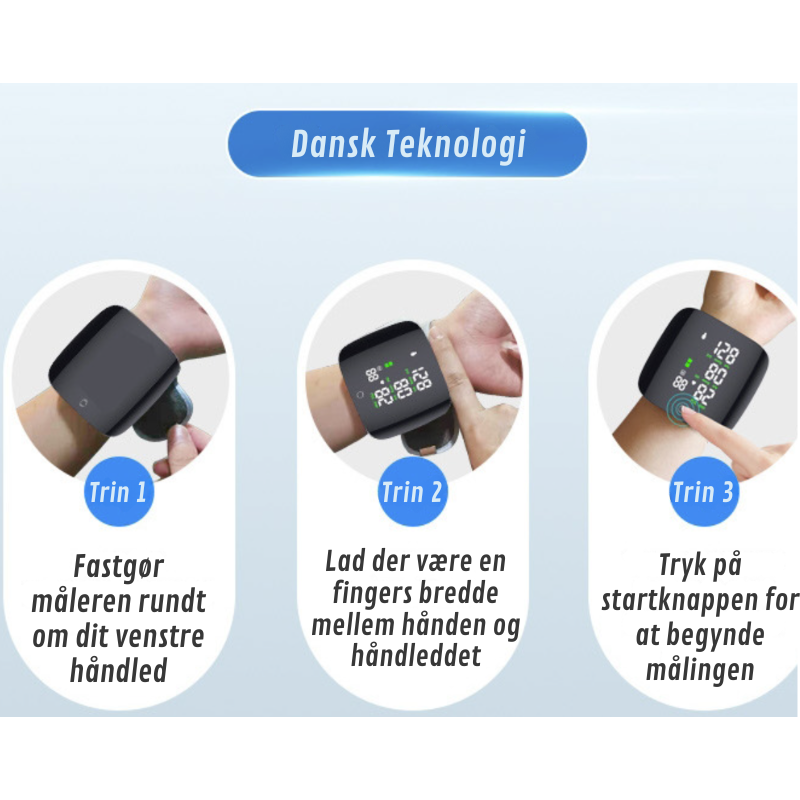 HealthPro | LED handleds blodtrycksmätare