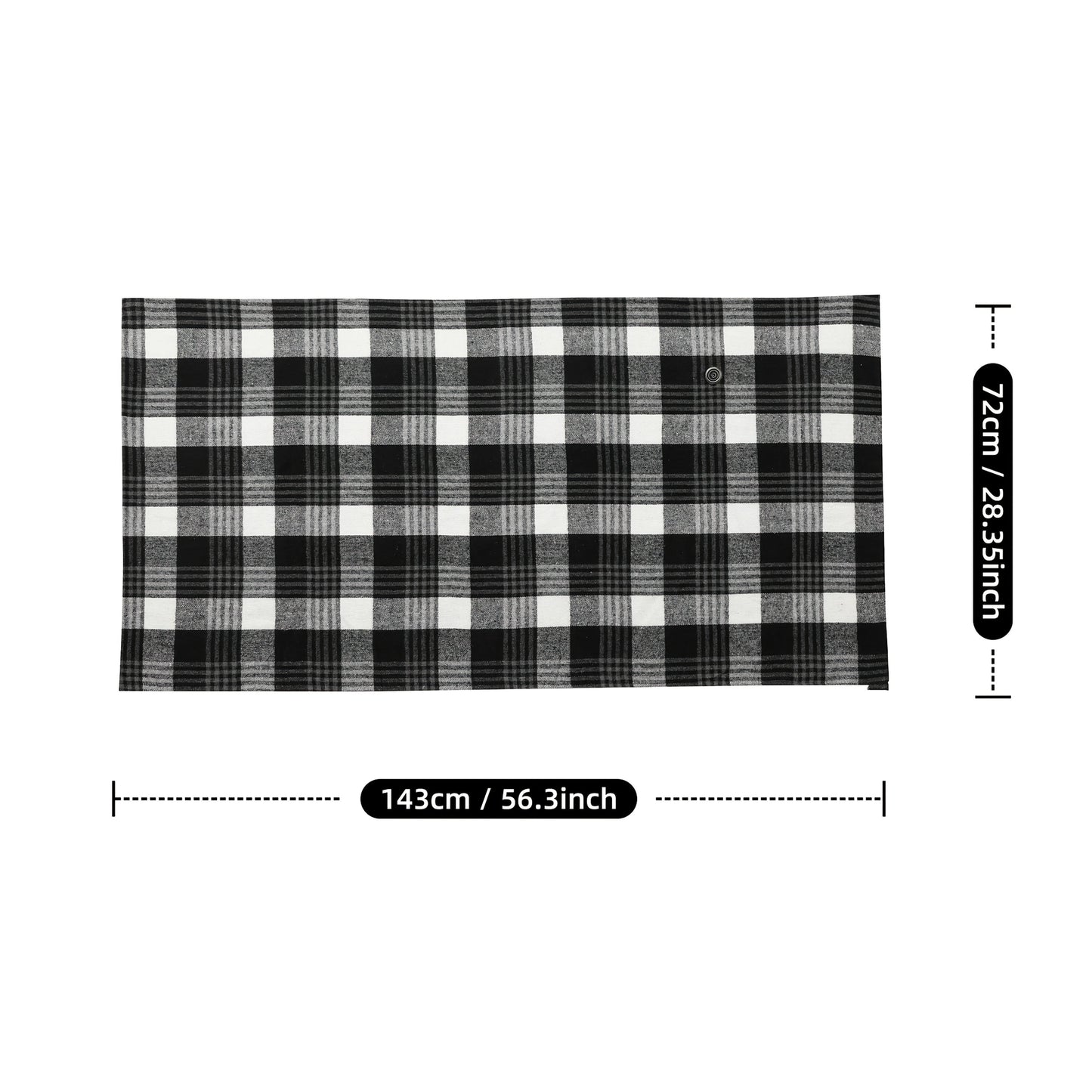 Manta eléctrica USB, manta calentada portátil, bufanda cálida para viajes y oficina