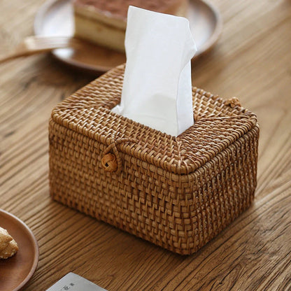 Custom-made Wicker Tissue Box