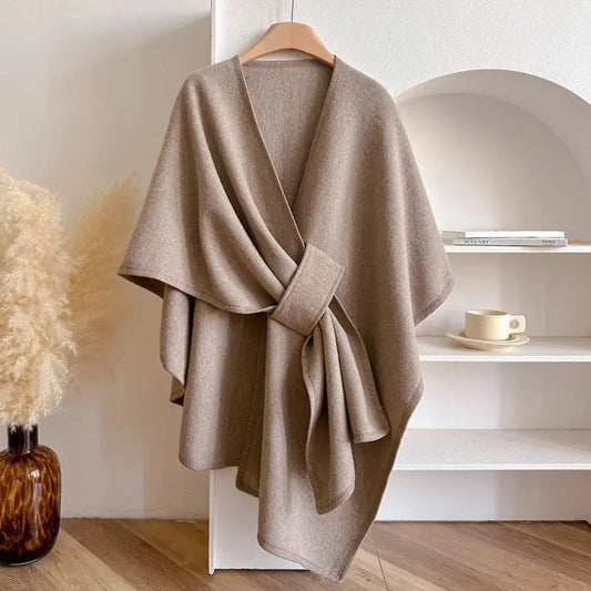 Luxueuze Poncho Winddichte Sjaaljas