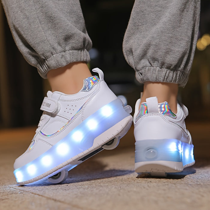 FlashRider – Lichtspektakel Roller Sneakers ten Kinderen