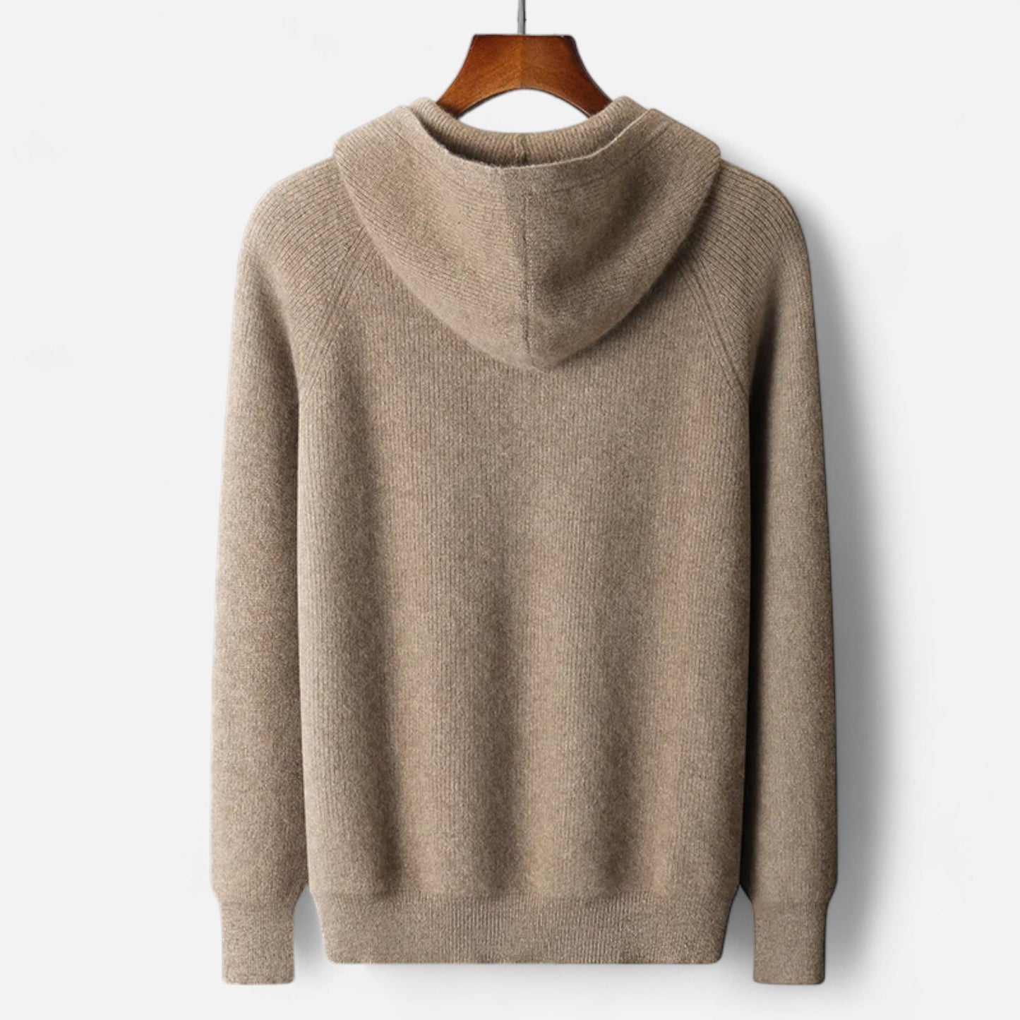 Strickhoodie für Herren mit Reißverschluss | Warm, elegant und ideal für die kalte Jahreszeit 