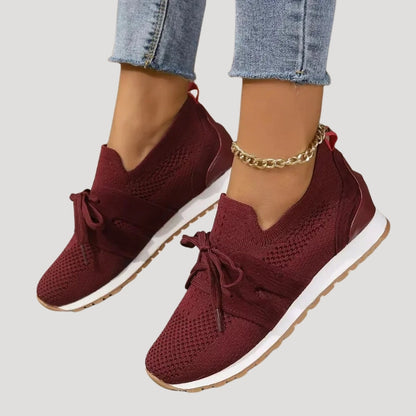 Dames Ademend Gebreide Sneakers | Lichtgewicht Comfort en Moeiteloze Stijl