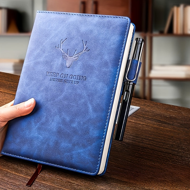 360-pagina’s Notitieboek met Kunstleren Omslag – Vintage Stijl met Bladwijzer