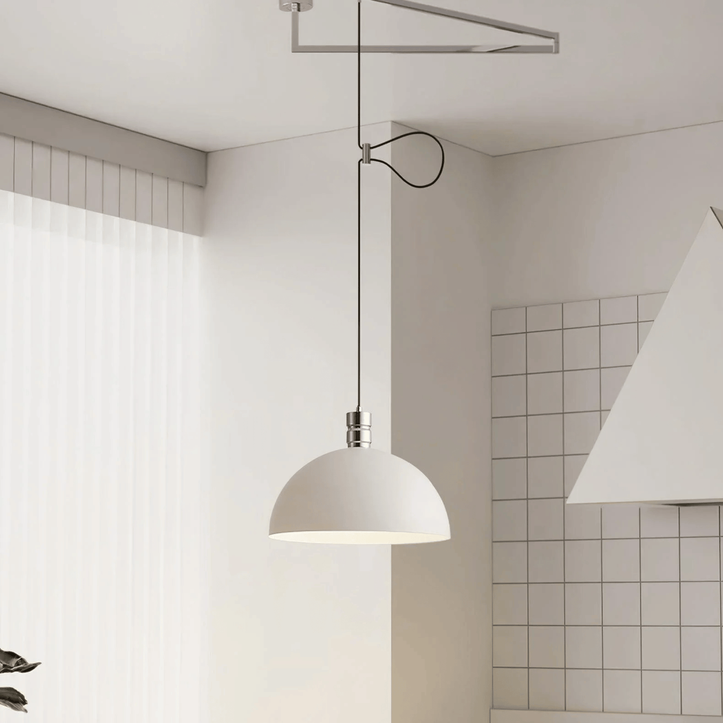 Verstelbare Swing-Arm Hanglamp voor Keuken, Eetkamer of Woonkamer - Moderne Plafondlamp