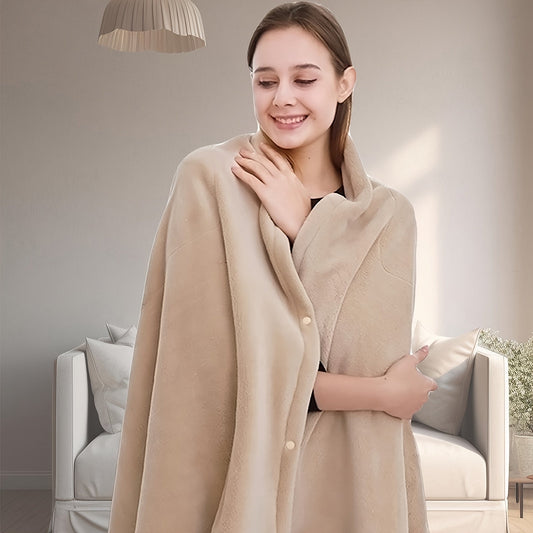 Elektrische Deken Sjaal - Draagbare Verhitte Deken voor Thuis & Reizen