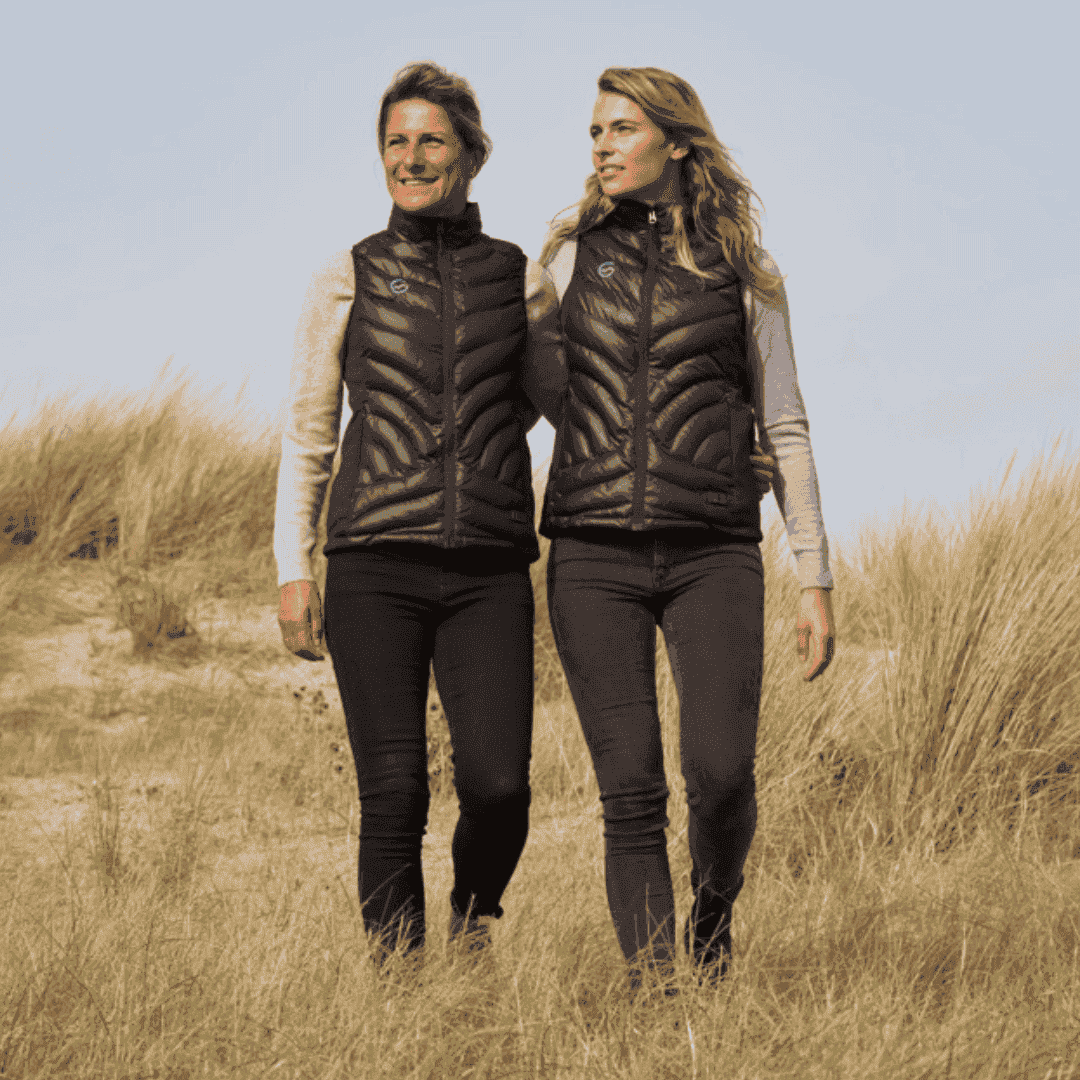 Høgge Verwarmde Dames Bodywarmer Gløde Zwart (open box)