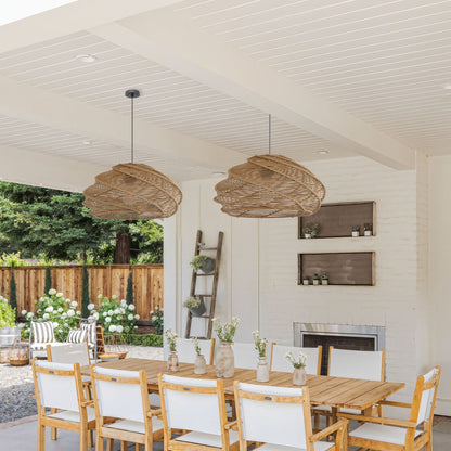 Spiraal Rieten Plafondlamp voor Slaapkamer, Eetkamer en Bar