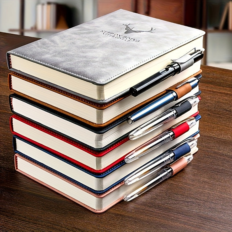 360-pagina’s Notitieboek met Kunstleren Omslag – Vintage Stijl met Bladwijzer