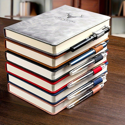 360-pagina’s Notitieboek met Kunstleren Omslag – Vintage Stijl met Bladwijzer