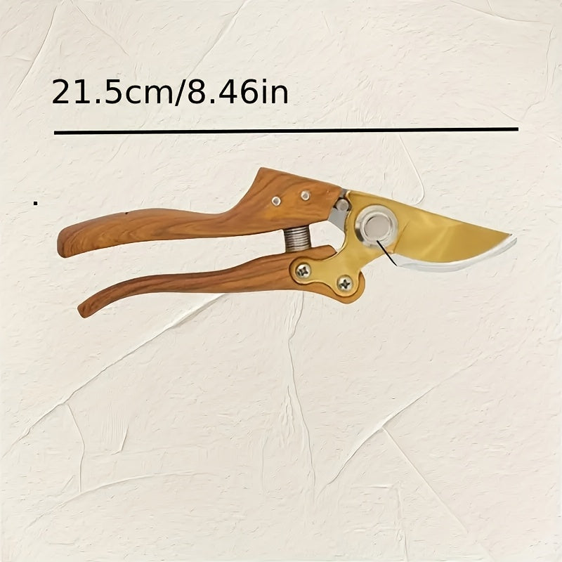 Ergonomische SK5 tuinschaar met houtnerf handgrepen