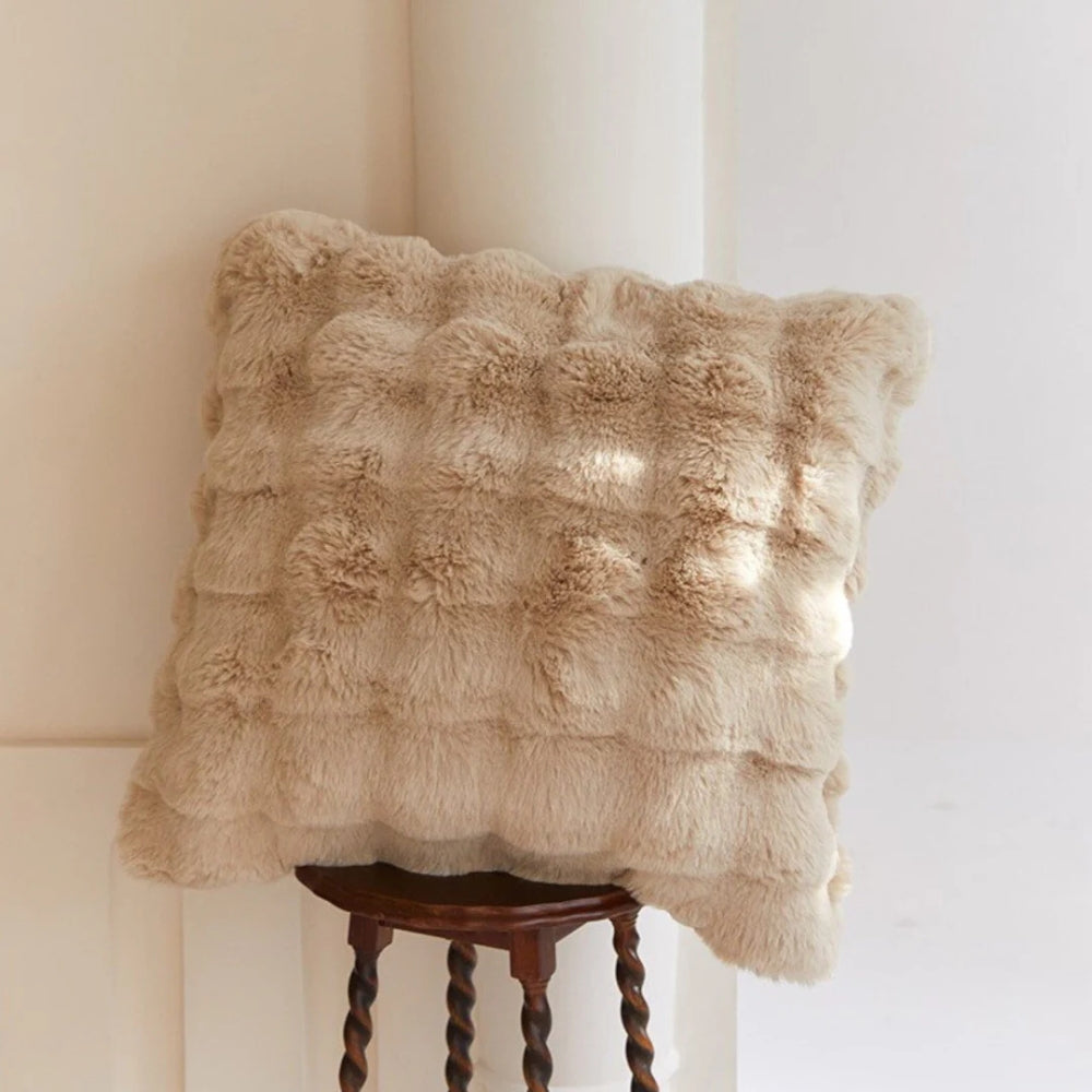 Konijnen Faux Bont Kussenhoes