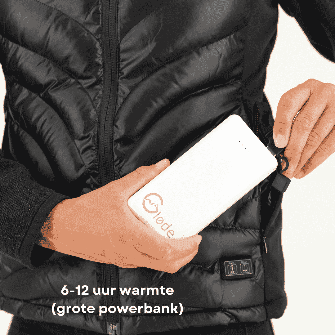 Høgge Verwarmde Dames Bodywarmer Gløde Zwart (open box)