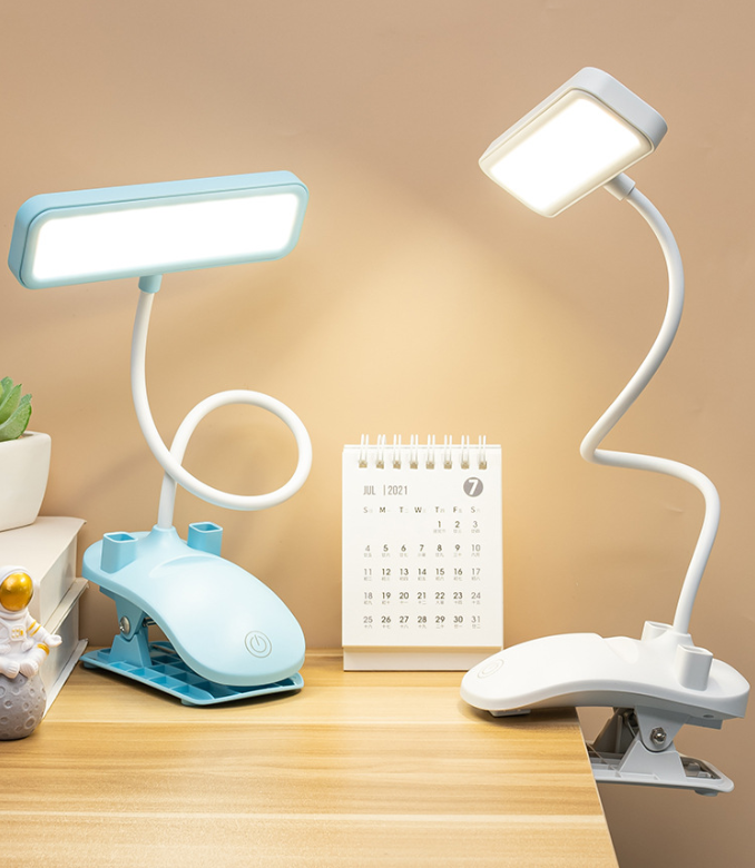 LumaFlex – Draagbare LED Tafellamp incl. Telefoonhouder en Verstelbare Helderheid