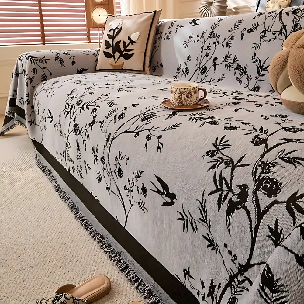 Ormel Elegant Chenille Sofa Cover 