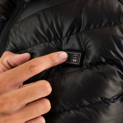 Høgge Verwarmde Heren Bodywarmer Gløde Zwart (open box)