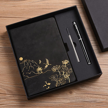 AuroraScript Notitieboekset – Verfijnd Schrijven met Veranderende Glans