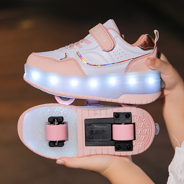FlashRider – Lichtspektakel Roller Sneakers ten Kinderen