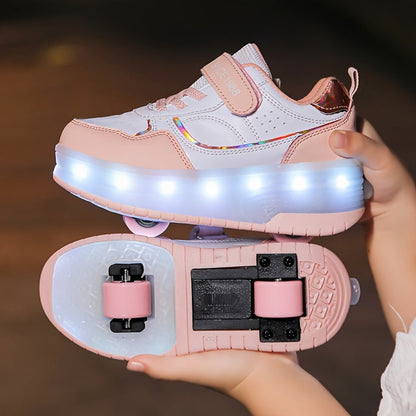 FlashRider – Lichtspektakel Roller Sneakers ten Kinderen