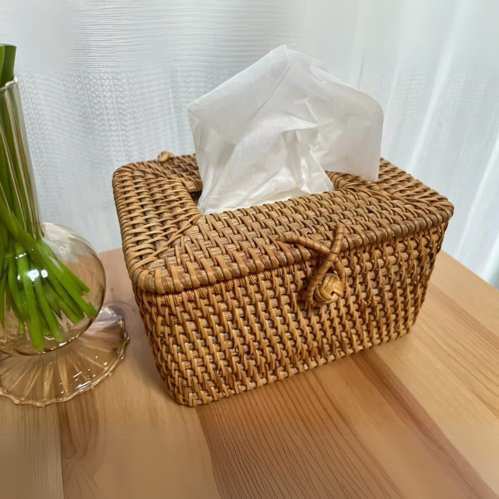 Custom-made Wicker Tissue Box