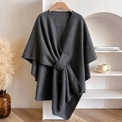 Luxueuze Poncho Winddichte Sjaaljas