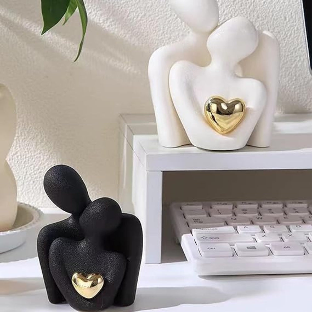 Abstracte Liefhebbers Sentimentele Beeld