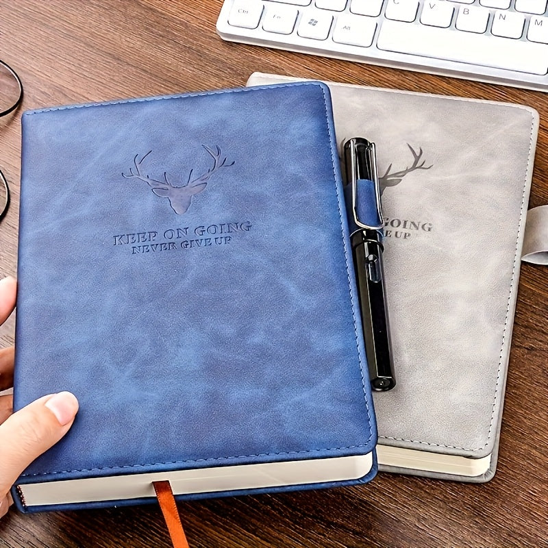 360-pagina’s Notitieboek met Kunstleren Omslag – Vintage Stijl met Bladwijzer