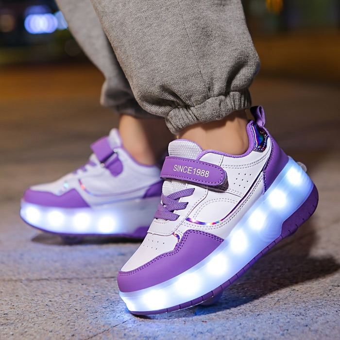 FlashRider – Lichtspektakel Roller Sneakers ten Kinderen