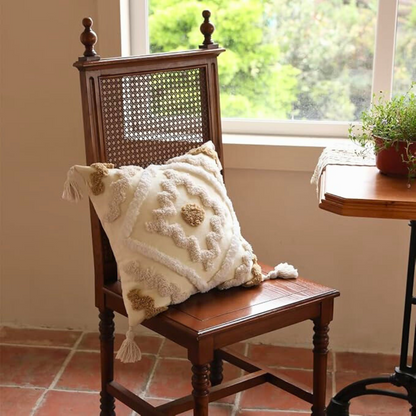 Bohemian Bliss Tufted Kussenhoes
