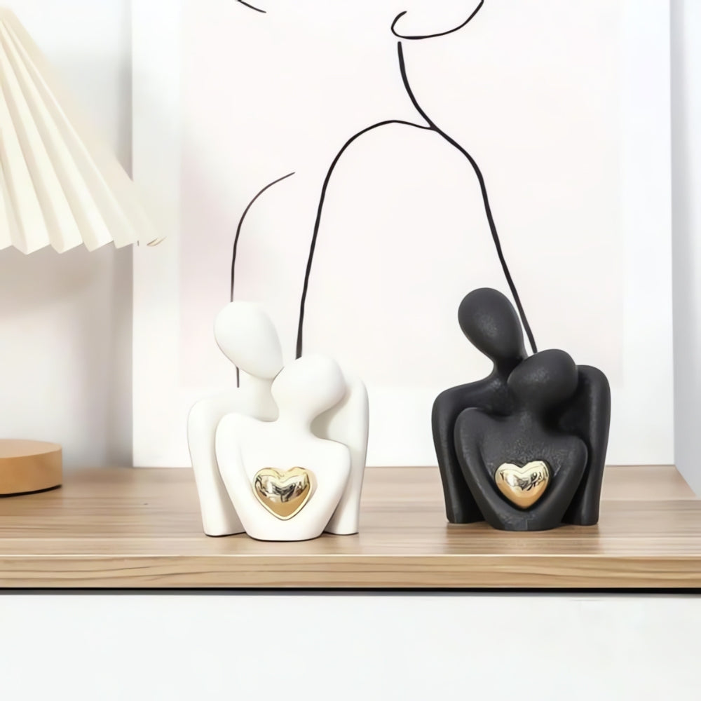 Abstracte Liefhebbers Sentimentele Beeld