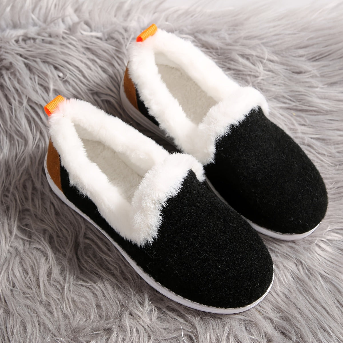 Dames Winter Loafers | Pluche Comfort Schoenen voor Koude Dagen