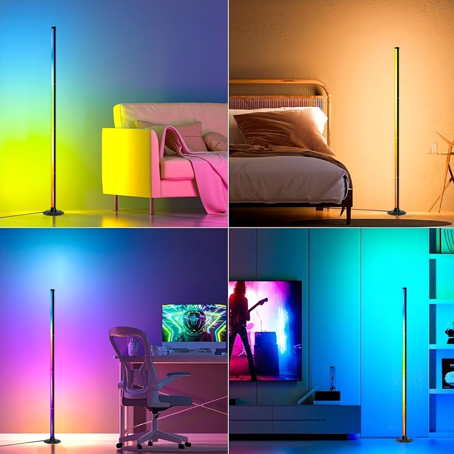 Luminex RGBICB Vloerlamp – Emotionele Sfeerverlichting in Minimalistische Stijl