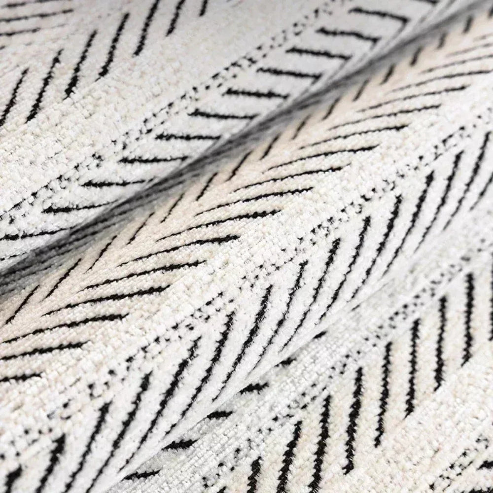 Aurivelle Herringbone Scallop Edge Bankhoes