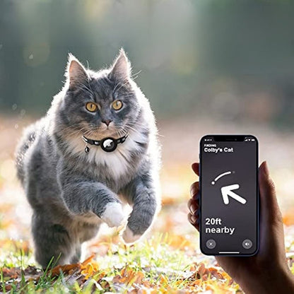 CAT -GPS -Tracker -Kragen mit Schnellverschluss und reflektierendem Design für eine verbesserte Nachtsichtbarkeit