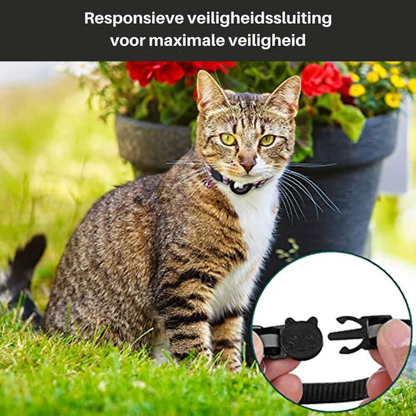 CAT -GPS -Tracker -Kragen mit Schnellverschluss und reflektierendem Design für eine verbesserte Nachtsichtbarkeit