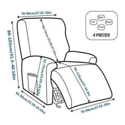 Bloemen Recliner Sofa Hoes