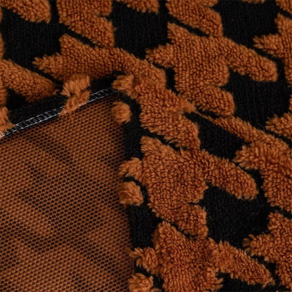 Cavalli Houndstooth Pluche Bankhoes