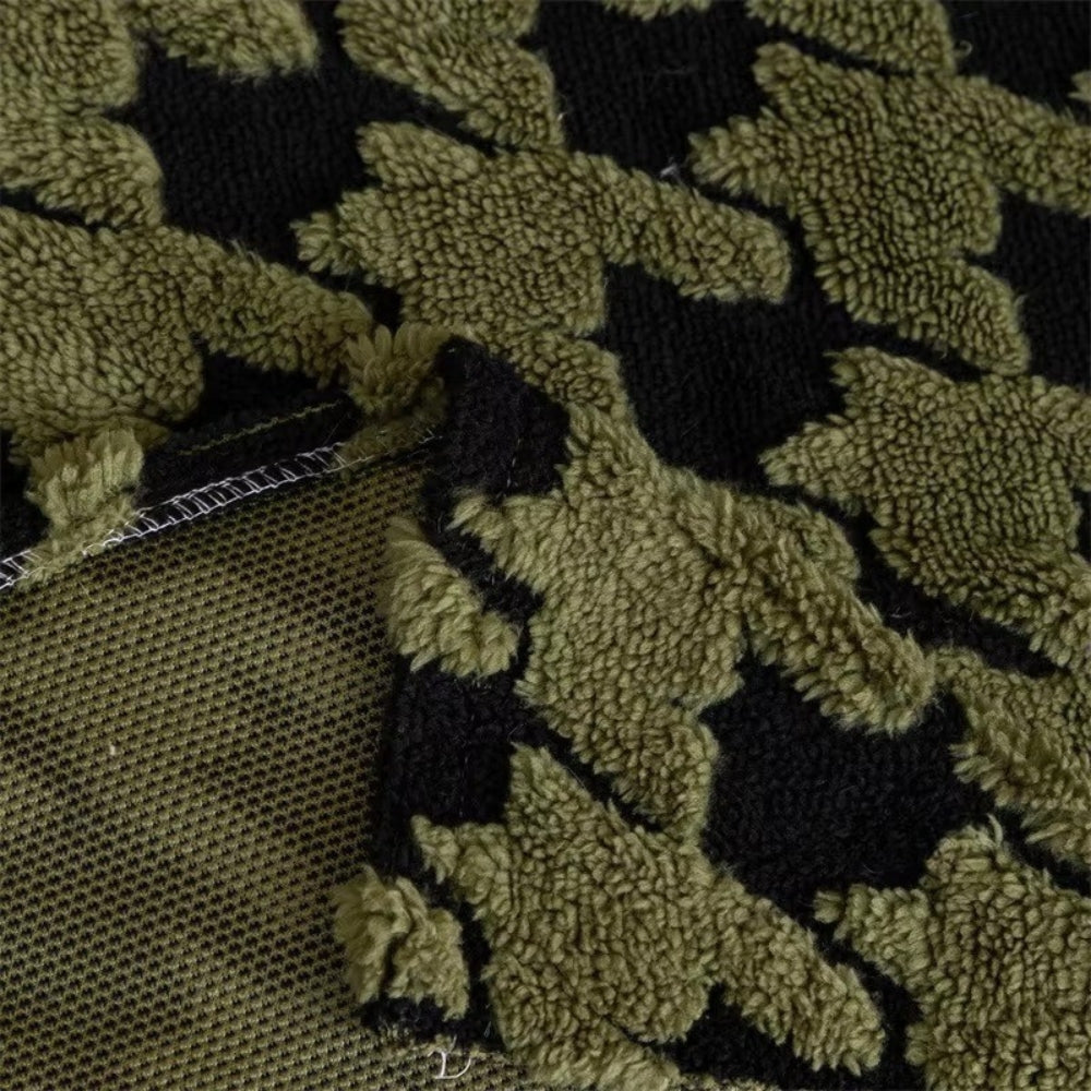 Cavalli Houndstooth Pluche Bankhoes