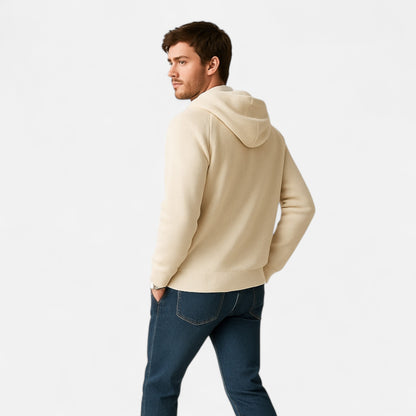 Strickhoodie für Herren mit Reißverschluss | Warm, elegant und ideal für die kalte Jahreszeit 