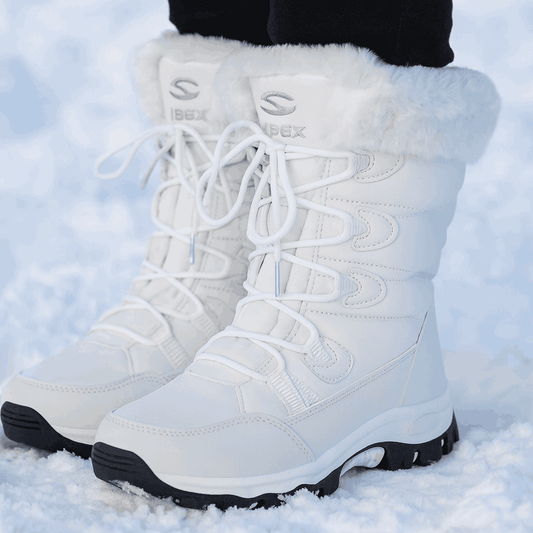 Dames Waterdichte Vetersneeuwlaarzen voor Winter en Buitenactiviteiten