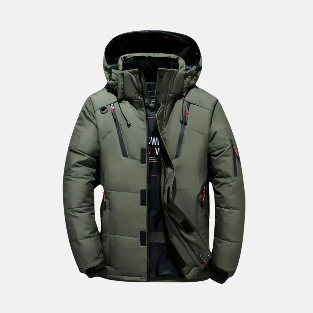 Long Winter Coat for Men | Water-Repellent and Windproof Design 