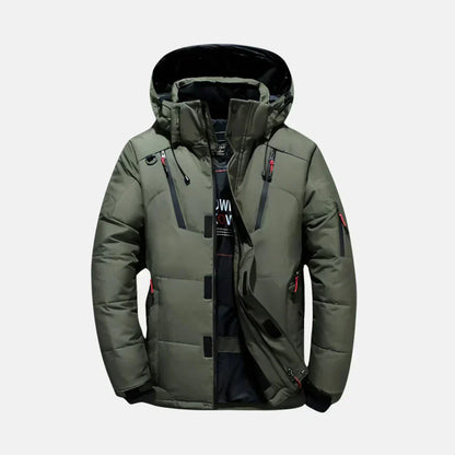 Long Winter Coat for Men | Water-Repellent and Windproof Design 