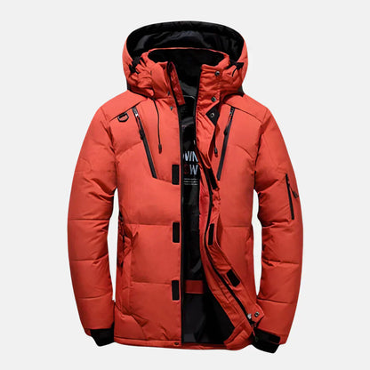 Long Winter Coat for Men | Water-Repellent and Windproof Design 