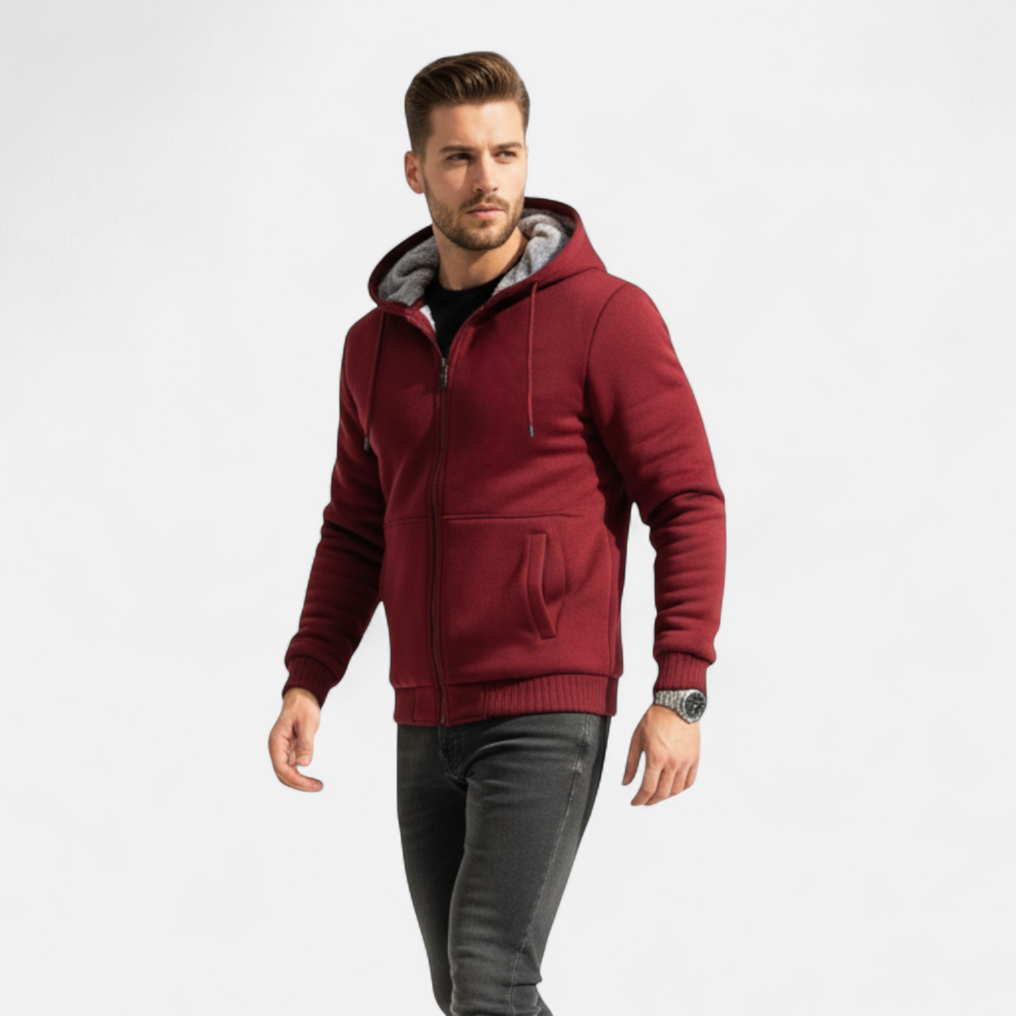 Men's Fleece Hoodie | Soft, Warm &amp; Relaxed Everyday Comfort 