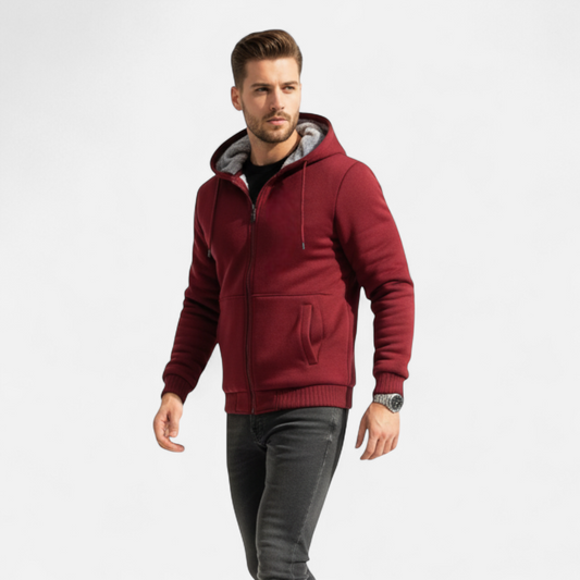 Heren Fleece Hoodie | Zacht, Warm & Ontspannen Dagelijkse Comfort