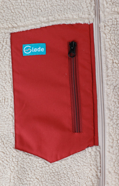 Wøley Verwarmd Vest Fleece Rood Unisex (open box)